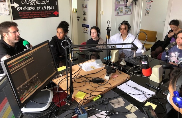 Atelier radio collège d'Arcueil à Otoradio