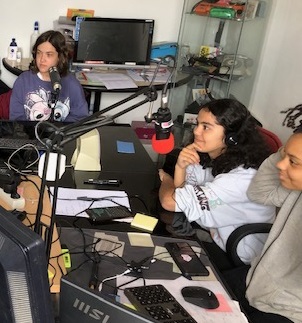 college Dulcie September à la radio d'Arcueil